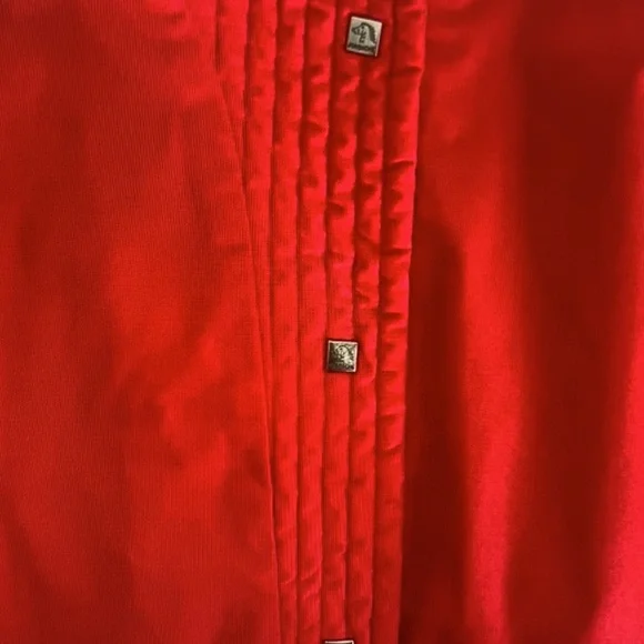 Red Button-Up Jacket - Picture 2 of 4